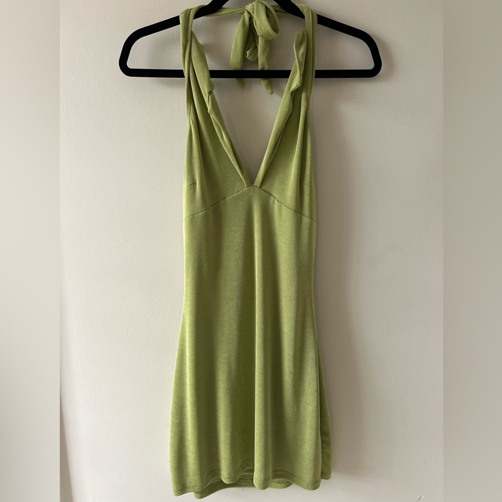 Peppermayo green mini dress in a size 4